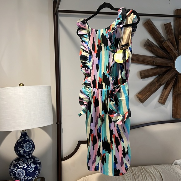 Multicolored cocktail dress NWT! - Picture 3 of 3